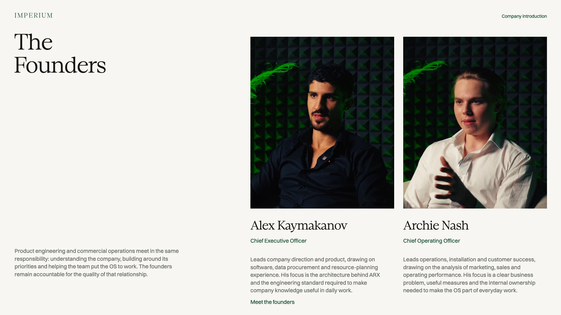 Slide 22: The Founders